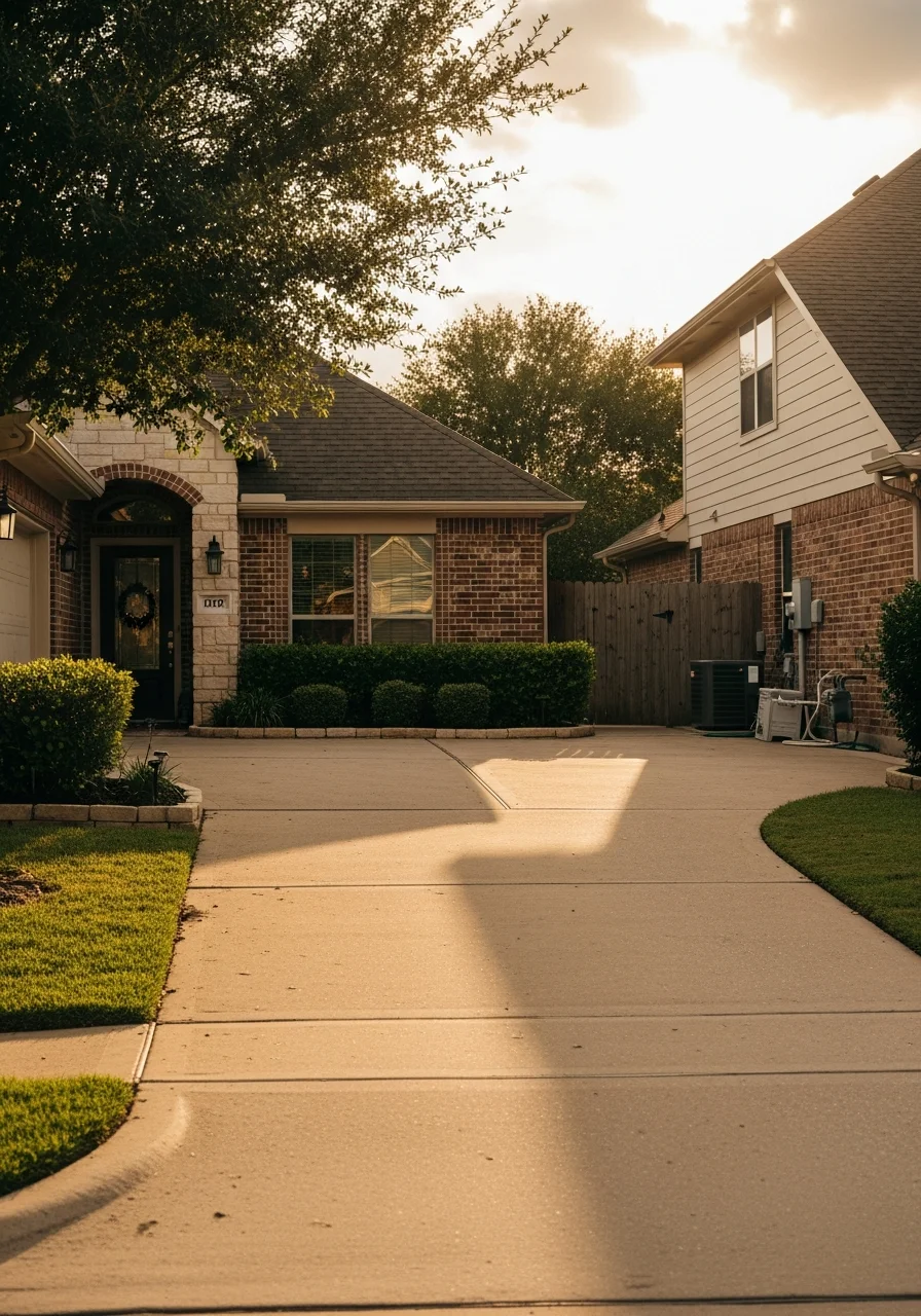 La Porte home exterior showing property maintenance and clear entrance with local character.